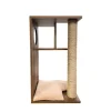The Cat Design Box #2 Rascador de Madera Premium Gatos Marron