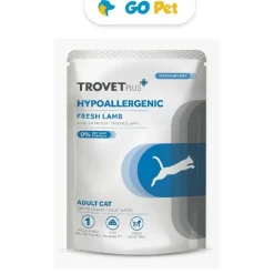 Trovet Plus Adult Cat Hypoallergenic Fresh Lamb Pouch 85 Gr - Alergias - Cordero