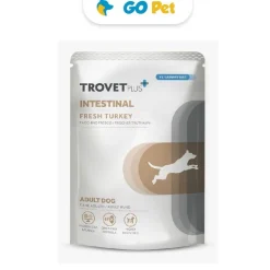 GoPet USA Trovet Plus Adult Dog Intestinal Fresh Turkey Pouch 100 Gr - Salud Intestinal - Pavo