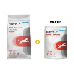 Trovet Plus Adult Dog Renal & Oxalate Fresh Chicken 3 Kg - Renal y Oxalato Urinario - Pollo