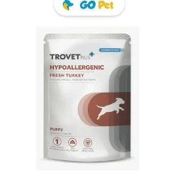 Trovet Plus Puppy Dog Hypoallergenic Fresh Turkey Pouch 300 Gr - Alergias - Pavo - Cachorro