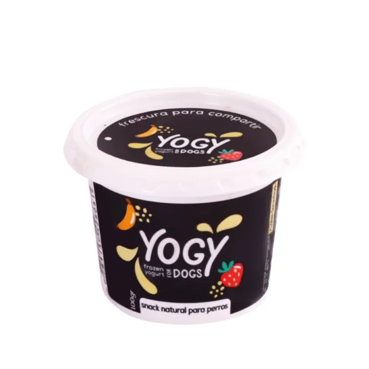 YOGY Helado de Yogurt 100% Natural de Fresa y Plátano - 1 und x 100 Gr